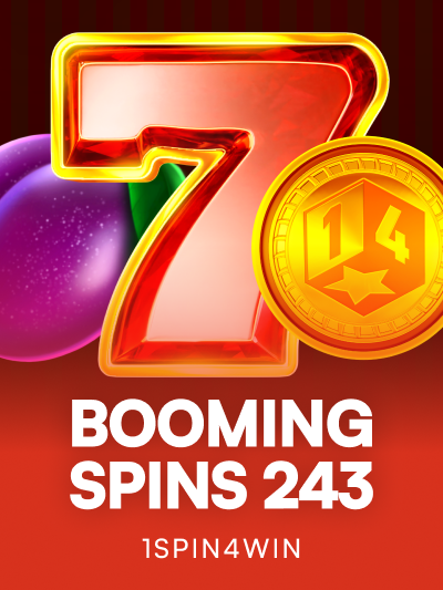 Game card image for Booming Spins 243